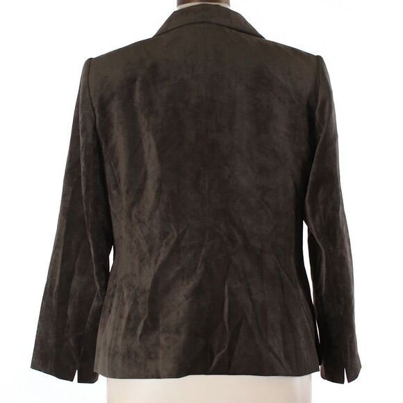 Western Elegance Suede-Like Blazer - Picture 4 of 5